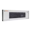 Teclado inalámbrico SBOX WK-131 US, diseño compacto de metal, distribución US