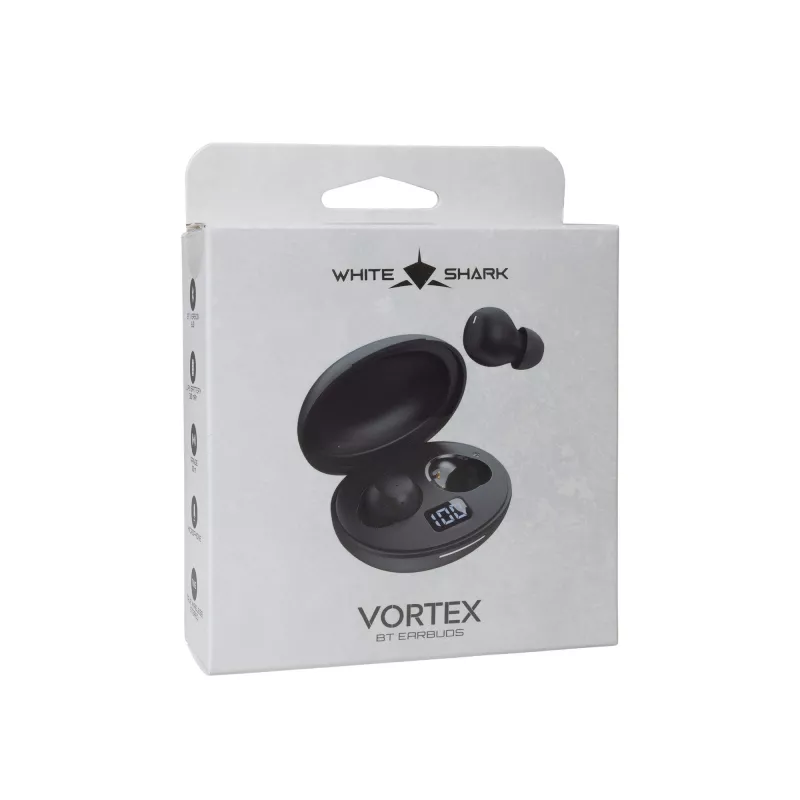 Auriculares inalámbricos White Shark GEB-TWS-02 Vortex negros