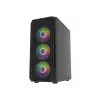 Caja Fury Shobo SH4F con ventana RGB y 4 ventiladores MIDI Ordenador PC