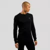 Odlo BL TOP Cuello redondo manga larga ACTIVE WARM ECO Camiseta de hombre, talla M, negra