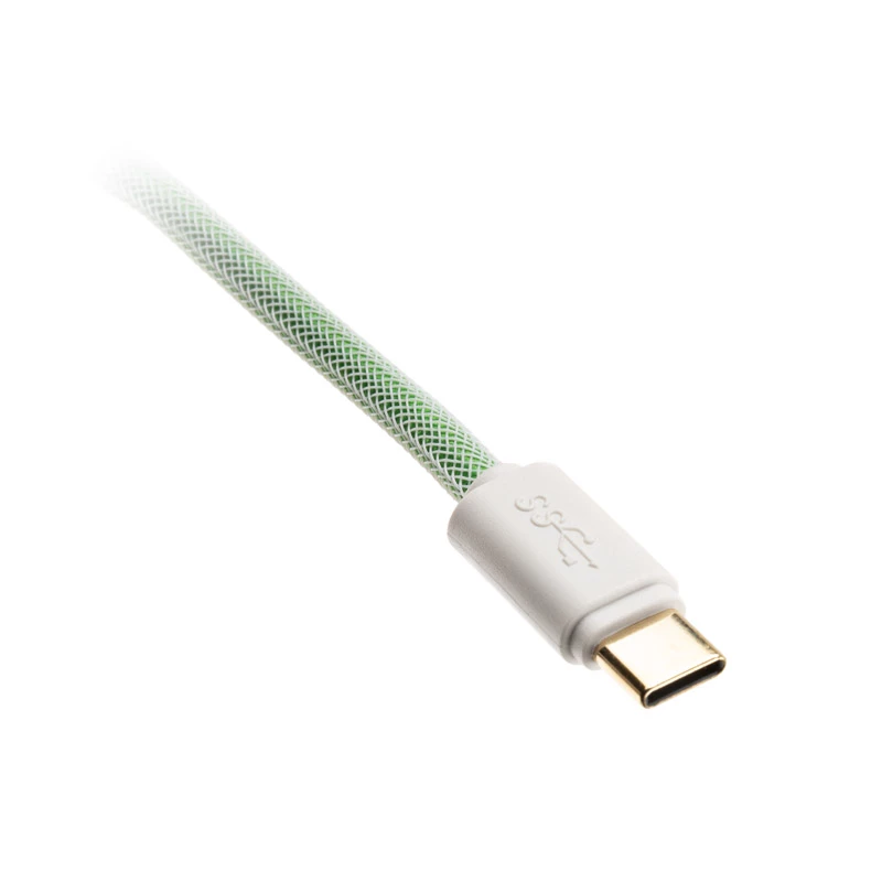 Cable USB Ducky Premicord 1,8 m USB A USB C azul verde
