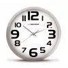 Reloj de pared Esperanza EHC013K Zurich negro, reloj de cuarzo ovalado negro, blanco