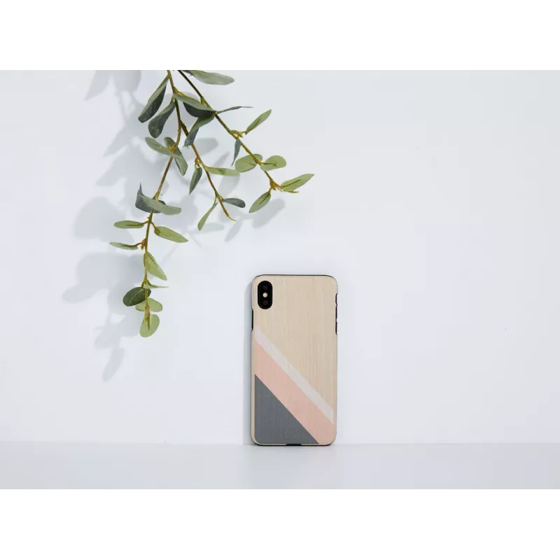Funda para smartphone man and wood para iPhone XS Max – traje rosa, negro