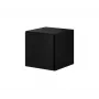Armario cerrado de almacenaje Cama ROCO RO5 37/37/39 negro/negro/negro