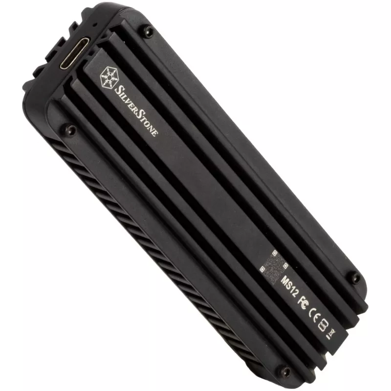 Caja para SSD Silverstone MS12 negra M.2