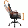 Silla gaming para PC Subsonic SA5573-D4 asiento acolchado negro naranja
