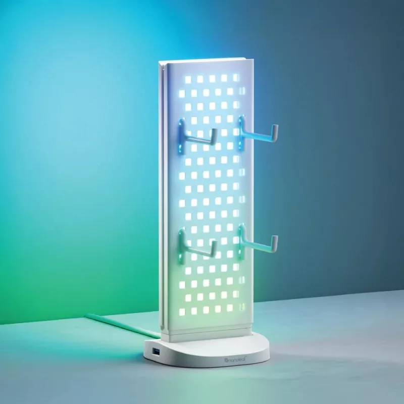 Nanoleaf Pegboard Desk Dock, Blanco | 15 W | RGB