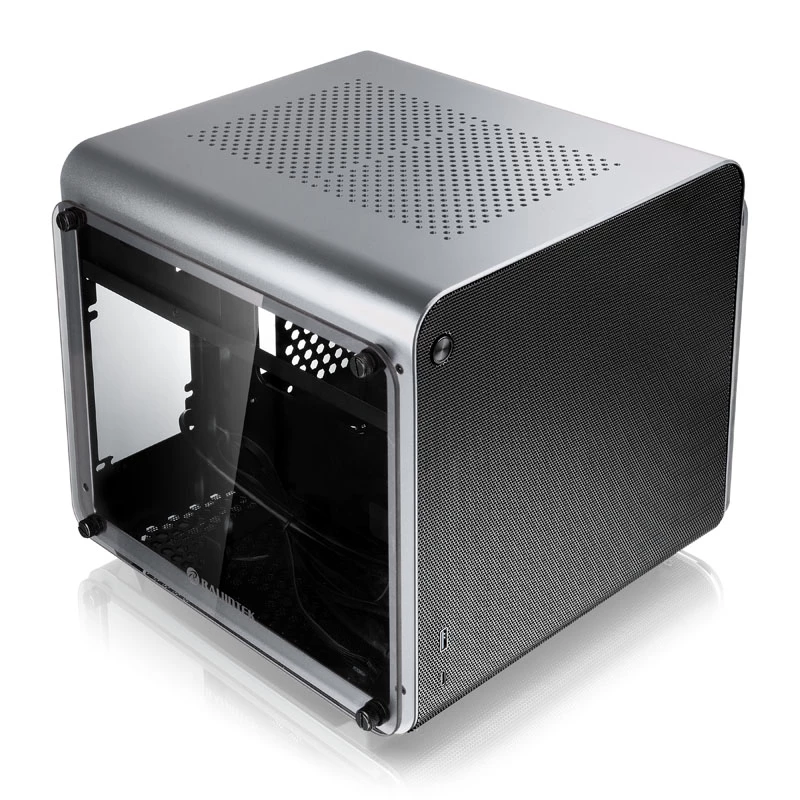 Caja de ordenador Raijintek METIS EVO TG caja Mini-ITX, plata