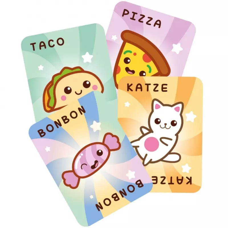 Taco Gato Cabra Queso Pizza Junior, juego de cartas