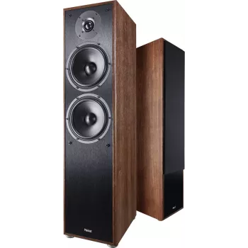 Altavoz de suelo Magnat Monitor S80 ATM Nogal, 2,5 vías, 100 W RMS, 4 Ω, 26–38000 Hz
