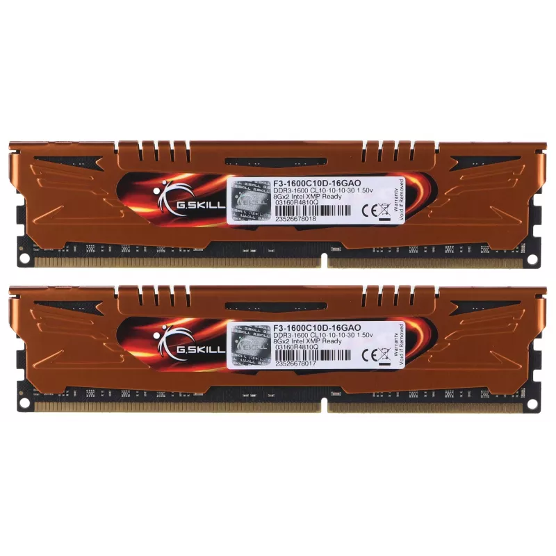 G.SKill ARES 16GB Kit DDR3 PC3-12800 CL10 (F3-1600C10D-16GAO)