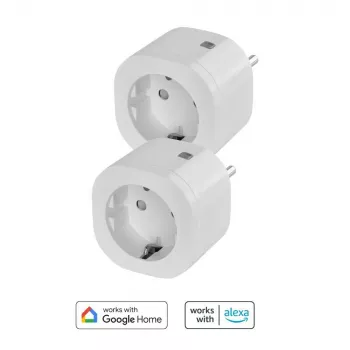 Pack de enchufes inteligentes Omajin OBU-2SP-SK-01 pack de 2 Wi-Fi con monitorización de energía