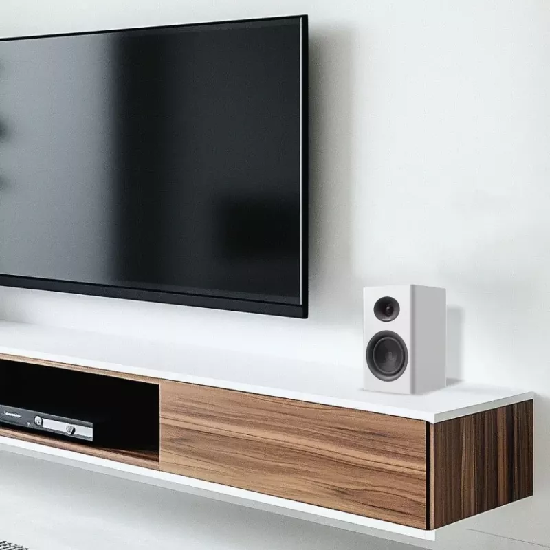 Altavoz portátil Laudberg XS1W altavoz de estantería 2.0 blanco