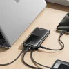 Batería externa 10000mAh P76K 22,5W 4 salidas de carga dos cables