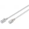 Cable de parcheo Digitus CAT 6A F-FTP slim 10 m gris