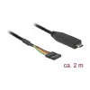 Cable serie DeLOCK 63947 USB 2.0 Type-C 2 m