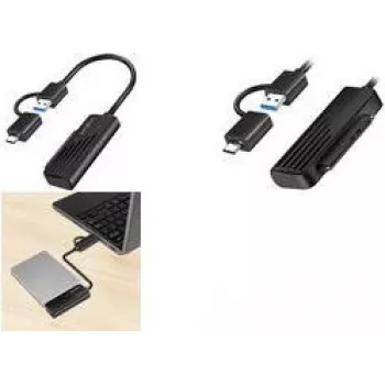 LogiLink AU0062 - Adaptador USB 5 Gb/s a SATA - Adaptador - Digital/Datos (AU0062)