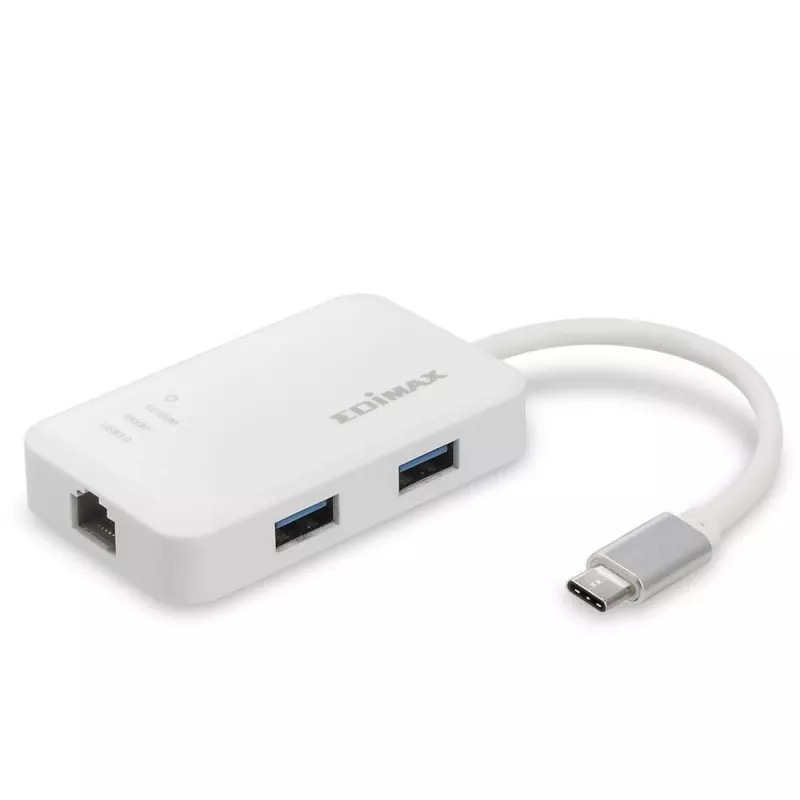 Edimax EU-4308 hub USB-C, 3x USB 3.0 + Gigabit Ethernet