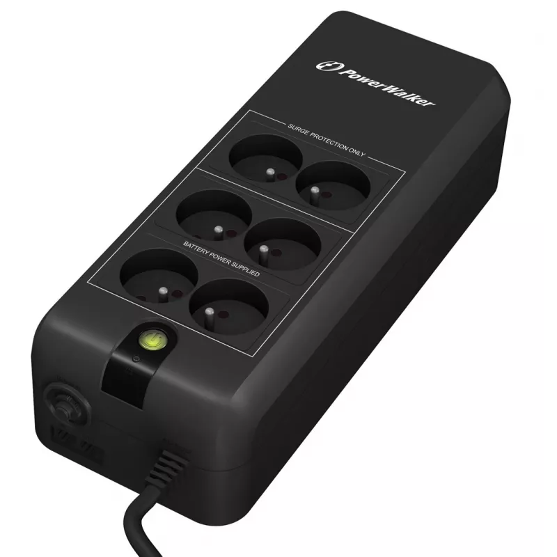 PowerWalker VFD 600 APFC FR standby (offline) 0,6 kVA 300 W 6 salidas AC