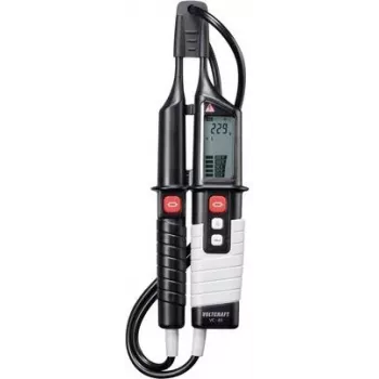 VC 65 Comprobador de tensión bipolar CAT III 1000V, CAT IV 600V, acústico, LCD, LED (VC 65)
