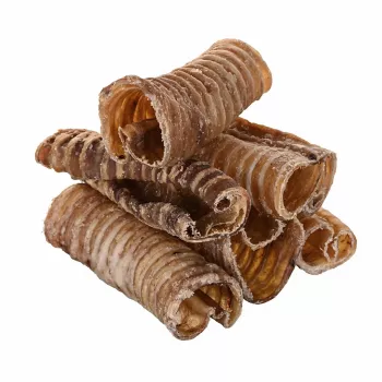 Snack para perros PETITTO tráquea de ternera 1 kg - Hueso masticable de tráquea de ternera PETITTO