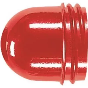 Jung 37R tapa roscada roja alta para señal luminosa