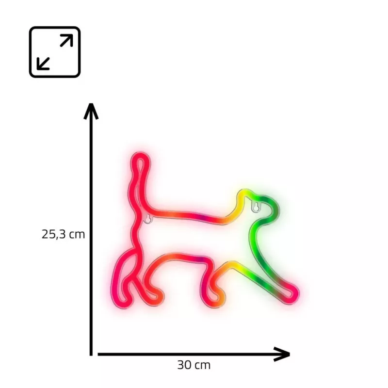 Luz de neón LED MANTA SNL60RGB tira RGB con cambio de color, iluminación decorativa flexible