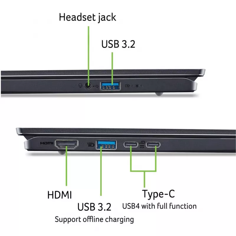 Acer Swift Go 16 AI OLED (SFG16-61-R5Y5) Copilot+ PC 16,0 inch WUXGA+, OLED, 120Hz, Ryzen AI 7-350 (50 TOPS), 16GB RAM, 1TB SSD, Windows 11