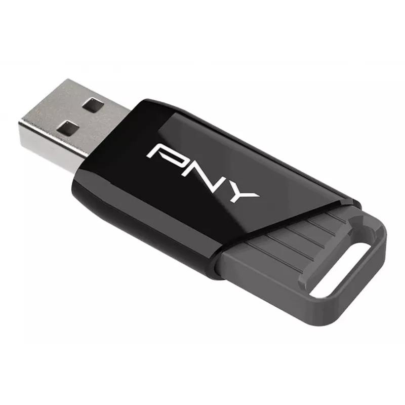 PNY Attaché X, 64 GB, USB Type-A, 3.2 Gen 1 (3.1 Gen 1), 130 MB/s, Dia, negro