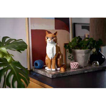LEGO IDEAS 21376 Orange Cat