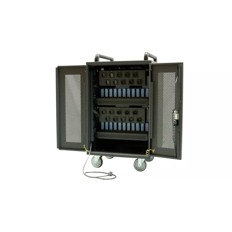 Armario portátil de gestión de dispositivos Avtek Charging Cart 20 negro