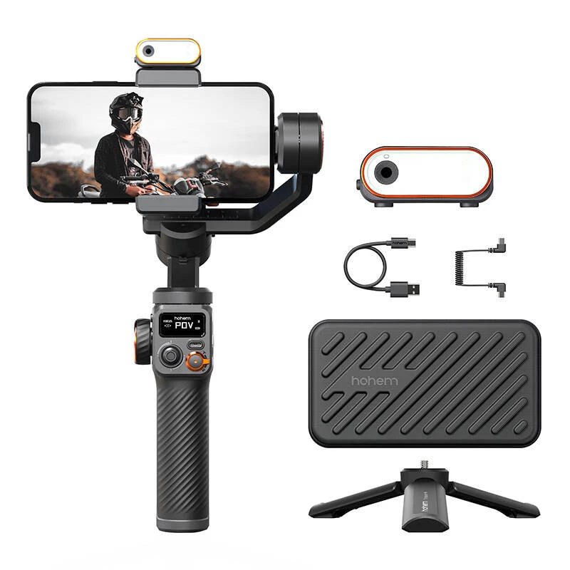 Estabilizador de cámara para smartphone Hohem iSteady M6 Kit negro 2600 mAh