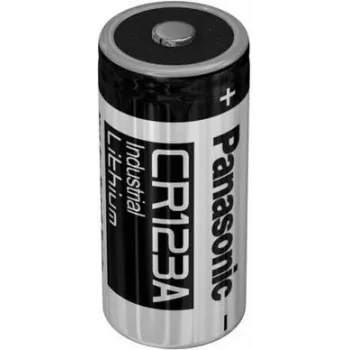Pila de litio Panasonic CR-123A 3V 1550 mAh (CR-123PE/BN)