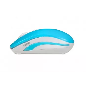 Ratón IBOX LORIINI ambidiestro RF inalámbrico óptico 1600 DPI, 3 botones, receptor Nano-USB, alcance 10 m