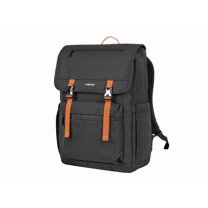 NATEC Niala Ginger Orange 39,6 cm (15,6) Mochila Negro
