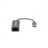 Natec Cricket NNC-1924 adaptador Ethernet de USB 3.0 Tipo A a RJ45, 1000 Mbit/s, cable de 15 cm, negro