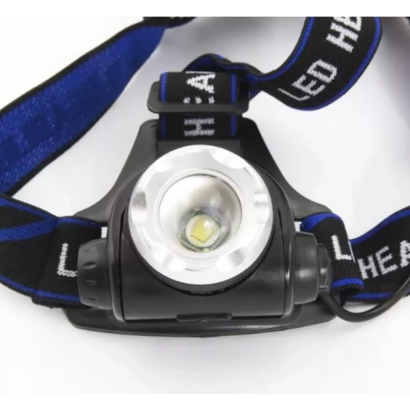Linterna frontal ESPERANZA EOT005 — LED Cree T6, 3W, 600 lm, AA x2, carcasa de aluminio, impermeable, resistente a impactos, cinta ajustable