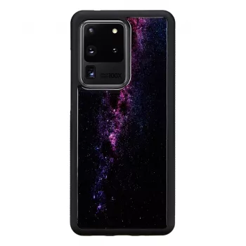 Funda protectora iKins para Samsung Galaxy S20 Ultra – acabado Milky Way negro