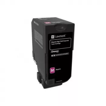 Kit de tóner Lexmark 74C2HME Magenta Return Program Corporate. 12K páginas