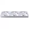 Set de Ventiladores Jonsbo ZA-420WR 3×140 mm PWM Reverse ARGB Blanco