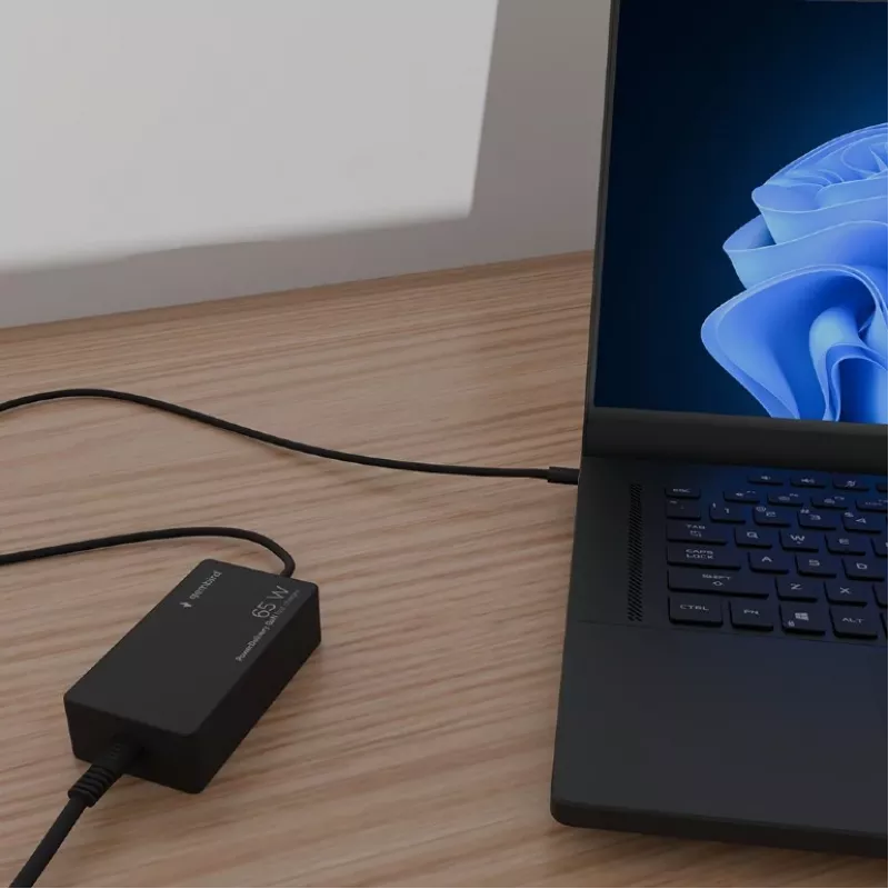 Cablexpert NPA-AC-PDQC65-01 cargador rápido GaN USB Type-C 65 W PowerDelivery, negro | Cablexpert