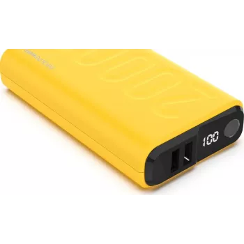 RealPower PB-20000 Polímero de litio (LiPo) 20000 mAh Amarillo (390655)