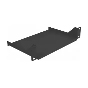 Delock 66853 Bandeja para rack de 10 pulgadas 1U, negro