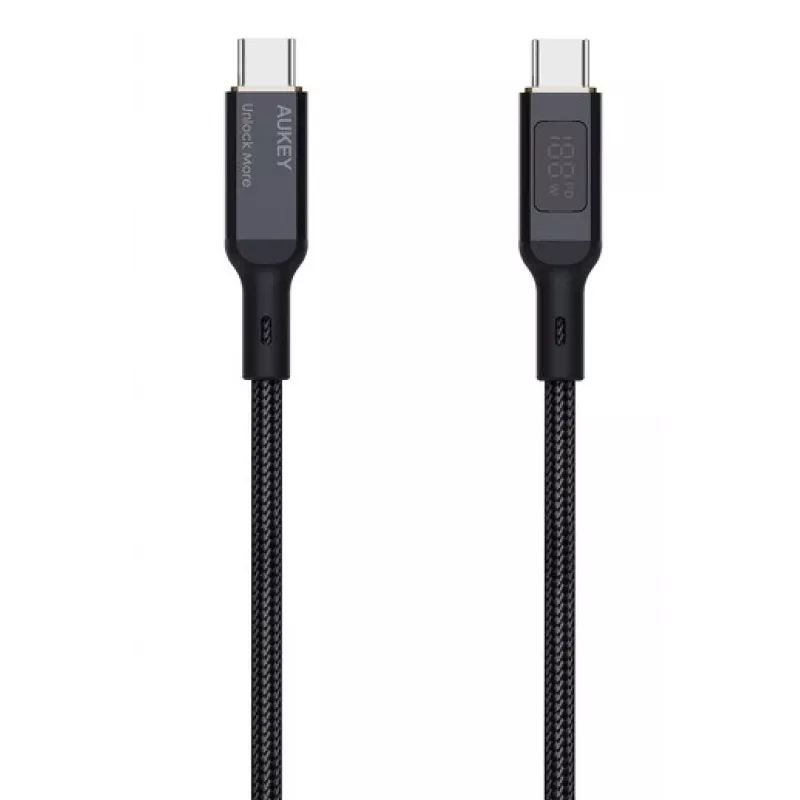 Cable USB AUKEY CB-MCC102 1,8 m USB-C Negro 480 Gbit/s