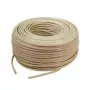 Cable de instalación LogiLink, Cat. 6, U/UTP, 100 m, gris claro 4 x 2 AWG 24/1, sin apantallar, cable CCA (cobre-aluminio) (CPV0035)