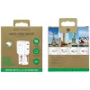 Cargador de viaje World 65W USB-C + USB-A blanco