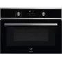 Horno integrable Electrolux EVL6E49X, compacto 45 cm, Metal, Negro, CombiQui