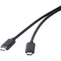 Cable USB 3.1 Gen 2 Renkforce 1x conector macho USB-C 1,50 m negro