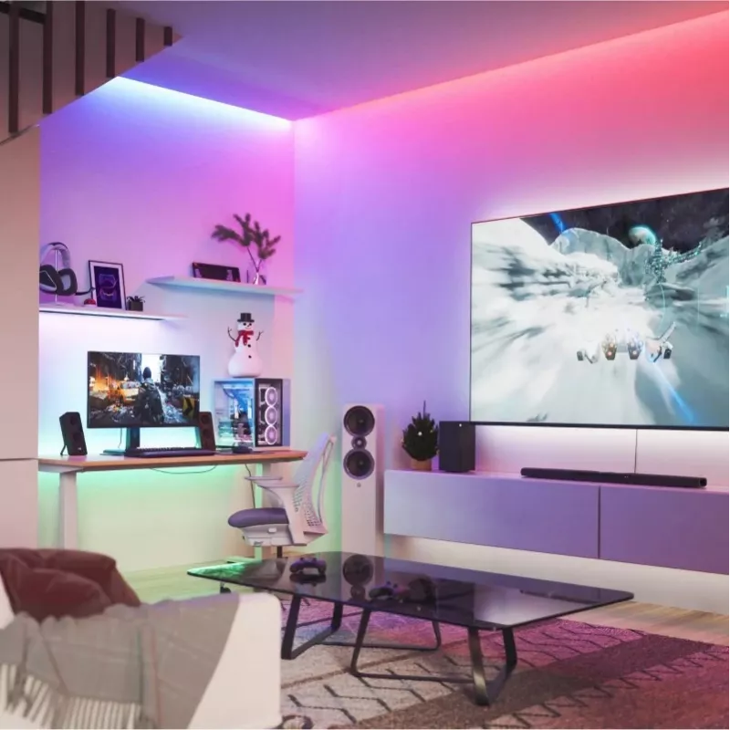 Nanoleaf Essentials Light Strips Ampliación 2 metros | 23 W | RGBCW | Bluetooth, Thread | 2700 - 6500 K