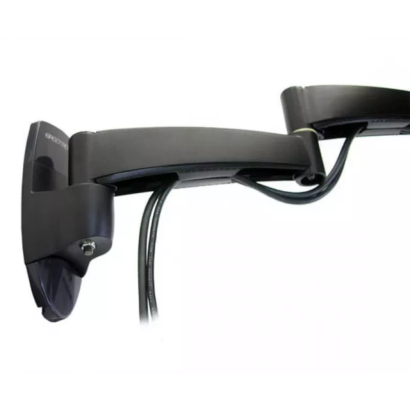 Brazo de montaje en pared Ergotron 200 Series 2 extensiones 61 cm negro